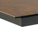 Heaven Extendable Dining Table with Ceramic Rusty Brown Top 200cm