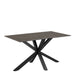 Heaven Dining Table with Ceramic Black Top 135cm