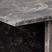 Vega Rectangular Coffee Table with Marron Marble Top 140cm