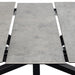 Heaven Extendable Dining Table with Ceramic Grey Top 200cm