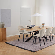 Irwine Dining Table in Matt Oak 200x75cm