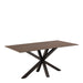Heaven Dining Table in Ceramic Rusty Brown 160x75.5cm