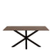 Heaven Dining Table in Ceramic Rusty Brown 160x75.5cm