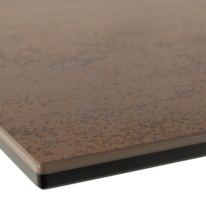 Heaven Dining Table in Ceramic Rusty Brown 160x75.5cm