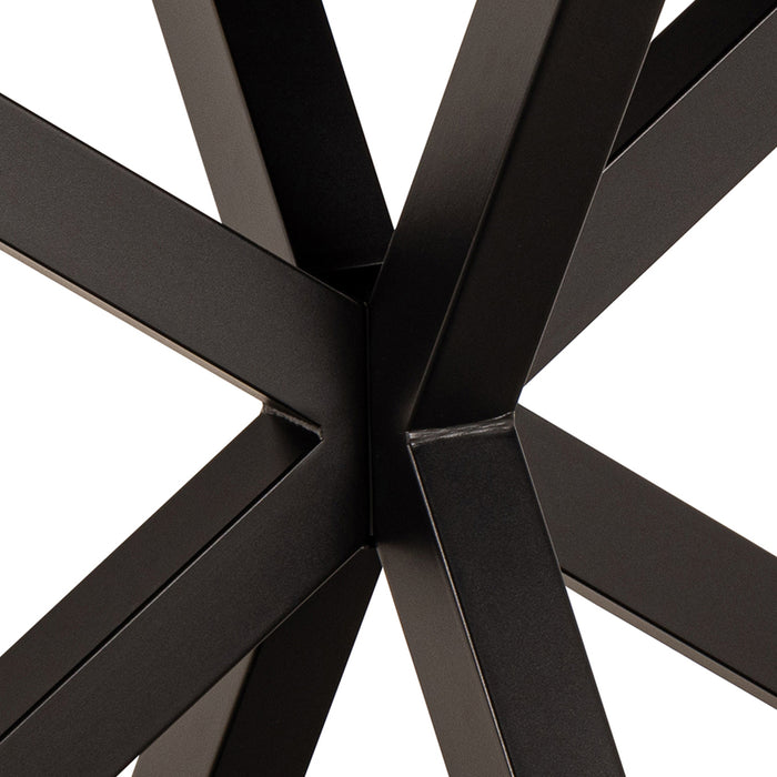 Heaven Dining Table in Ceramic Rusty Brown 160x75.5cm