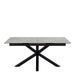 Heaven Extendable Dining Table with Ceramic Grey Top 168cm