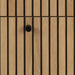 Albany Chest of 3 Drawers in Oak/Black Legs