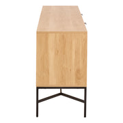 Jaipur Sideboard With 2 Doors and 2 Shelves in Oak