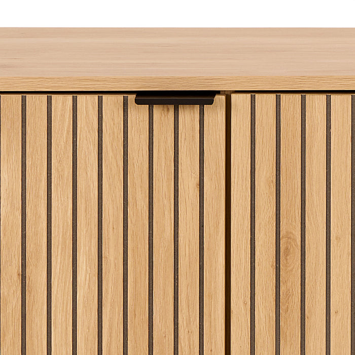 Jaipur Sideboard With 2 Doors and 2 Shelves in Oak