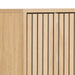 Albany Shoe Cabinet 3 Flip Down Doors in Oak/Black Legs