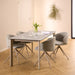 Palermo Ceramic Dining Table in Grey