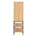 Jaipur Cabinet 2 Doors 3 Shelves With Oak Lamella Front