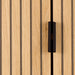 Jaipur Cabinet 2 Doors 3 Shelves With Oak Lamella Front
