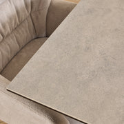 Heaven Dining Table with Ceramic Grey Top 135cm