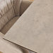 Heaven Dining Table with Ceramic Grey Top 135cm