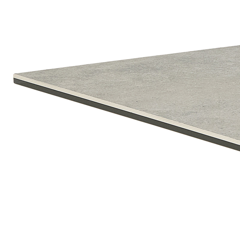 Heaven Dining Table with Ceramic Grey Top 135cm
