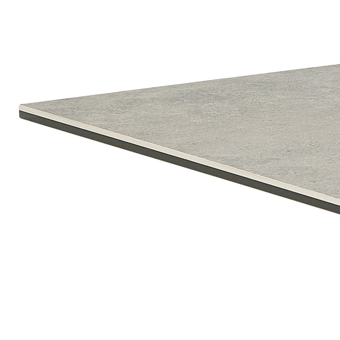 Heaven Dining Table with Ceramic Grey Top 135cm