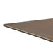 Heaven Dining Table with Ceramic Rusty Brown Top 135cm Included 4 Dean Beige Swivel Dining Chair
