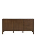 Southampton Sideboard With 2 Doors 2 Drawers and 2 Shelves in Cream Ceramic 