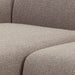 Midfield 2-Seater Chaiselongue Sofa LHF (Reversible Module) in Cona Boucle Beige 1 Fabric, Base in Matt Black