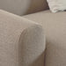 Midfield 2-Seater Chaiselongue Sofa LHF (Reversible Module) in Cona Boucle Beige 1 Fabric, Base in Matt Black