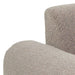 Midfield 2-Seater Chaiselongue Sofa LHF (Reversible Module) in Cona Boucle Beige 1 Fabric, Base in Matt Black