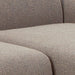 Midfield 2-Seater Chaiselongue Sofa RHF (Reversible Module) in Cona Boucle Beige 1 Fabric, Base in Matt Black