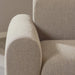 Midfield 2-Seater Chaiselongue Sofa RHF (Reversible Module) in Cona Boucle Beige 1 Fabric, Base in Matt Black