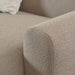 Midfield 2-Seater Chaiselongue Sofa RHF (Reversible Module) in Cona Boucle Beige 1 Fabric, Base in Matt Black