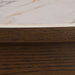 Southampton Round Extendable Dining Table in Cream Ceramic 120x75cm