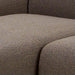 Midfield 2-Seater Chaiselongue Sofa LHF (Reversible Module) in Cona Boucle Taupe 2 Fabric, Base in Matt Black
