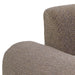 Midfield 2-Seater Chaiselongue Sofa LHF (Reversible Module) in Cona Boucle Taupe 2 Fabric, Base in Matt Black