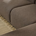 Midfield 2-Seater Chaiselongue Sofa RHF (Reversible Module) in Cona Boucle Taupe 2 Fabric, Base in Matt Black